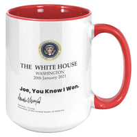 you know i won mug with signature