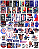 100 Pack Donald Trump 2024 Stickers (Large Size)