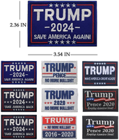 18 PCS Trump Patches Trump 2024 Save America Again Patch Take America Back Patch Hook and Loop