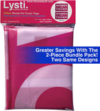 Lysti Donald Trump Flag 3x5 Women for Trump USA Large Make America Great Again Polyester US President Flag (2 Pc - Pink)