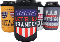 Let's Go Brandon Republican Gift - FJB Ferk Jer Berdin LGBFJB LGB Patriotic Trump Beer Gifts for Him Insulated Thermocooler, Cooler Insulator Sleeve for Standard Stubby 12 oz. Can
