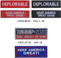18 PCS Trump Patches Trump 2024 Save America Again Patch Take America Back Patch Hook and Loop