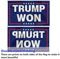 Trump 2024 Trump Won Flag Don't Blame Me I Voted for Trump Flag 3x5Ft 2 Pack perfect for Re-elect Outdoor Indoor Banner Decoration with Brass Grommets