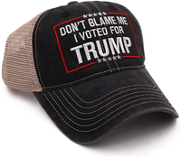 Trump 2024 Hat Take America Back Dont Blame Me I Voted for Donald Trump Hat MAGA USA Embroidery Adjustable Baseball Cap