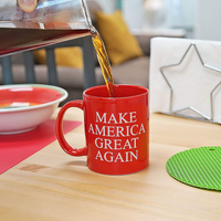 Fairly Odd Novelties’ Make America Great Again Donald Trump 2020 President Red Republican Conservative Coffee Mug Novelty