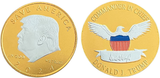 Trump Coins 2024 w Coin Case Set of 2 Collectible Coins