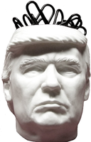 Trump Head Paper Clip Holder - Paperclip Holders