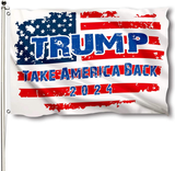 FSFLAG Trump 2024 Flag, Trump Flag 3x5 Feet Take America Back, Trump 2024 Flag for Room Wall Boat, Double Stitched Polyester Trump Flags Take America Back with 2 Grommets