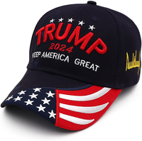 Trump 2024 Save America Again Signature Adjustable Embroidered Baseball Cap – Black Twill, Unisex