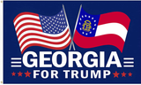 ANUFER Double Sided Donald Trump 2024 President Election Flag America States Voting Flag 3x5 foot with Grommets Pattern 23