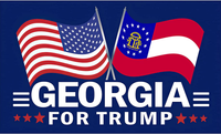 ANUFER Double Sided Donald Trump 2024 President Election Flag America States Voting Flag 3x5 foot with Grommets Pattern 23
