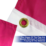 Lysti Donald Trump Flag 3x5 Women for Trump USA Large Make America Great Again Polyester US President Flag (2 Pc - Pink)