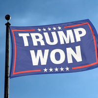 Trump 2024 Trump Won Flag Don't Blame Me I Voted for Trump Flag 3x5Ft 2 Pack perfect for Re-elect Outdoor Indoor Banner Decoration with Brass Grommets