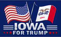 ANUFER Double Sided Donald Trump 2024 President Election Flag America States Voting Flag 3x5 foot with Grommets Pattern 16