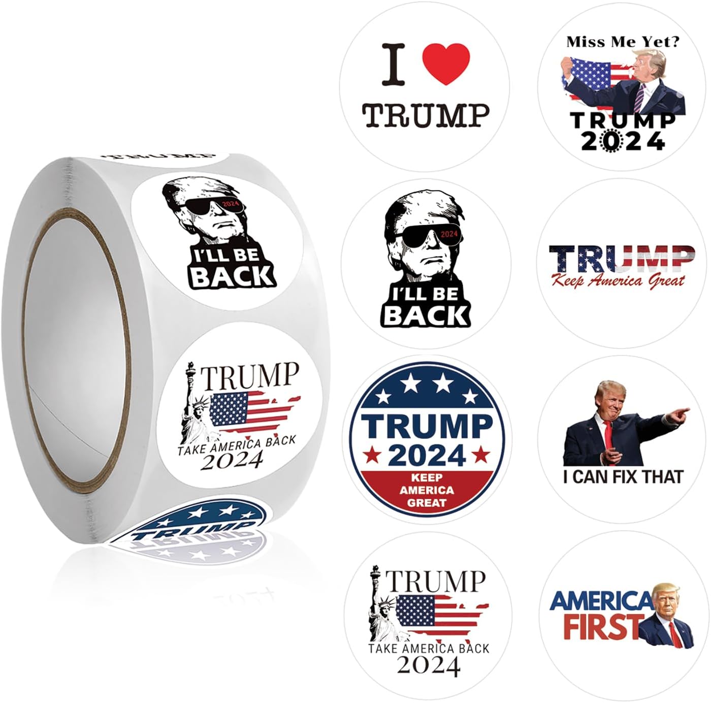 Harley-Davidson Motorcycle Decals & Stickers TRUMP 2024 STICKER (10 ...