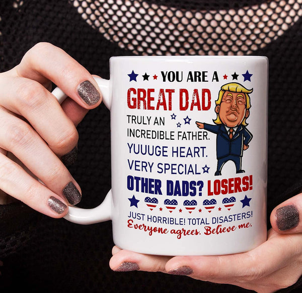 Papa Gift Trump Mug  Father's Day Gift You Are a Great Papa – Vitedly